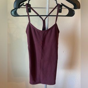Maroon Lululemon Tank Top (Spaghetti Strap)